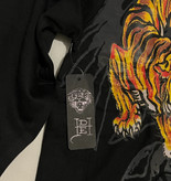 سویشرت مشکی مردانه زنانه CRAWLING TIGERS برند Ed hardy اورجینال
